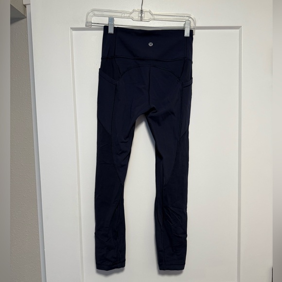 Lululemon All The Right Places Crop II *23" True Navy Size 4 - Picture 5 of 7